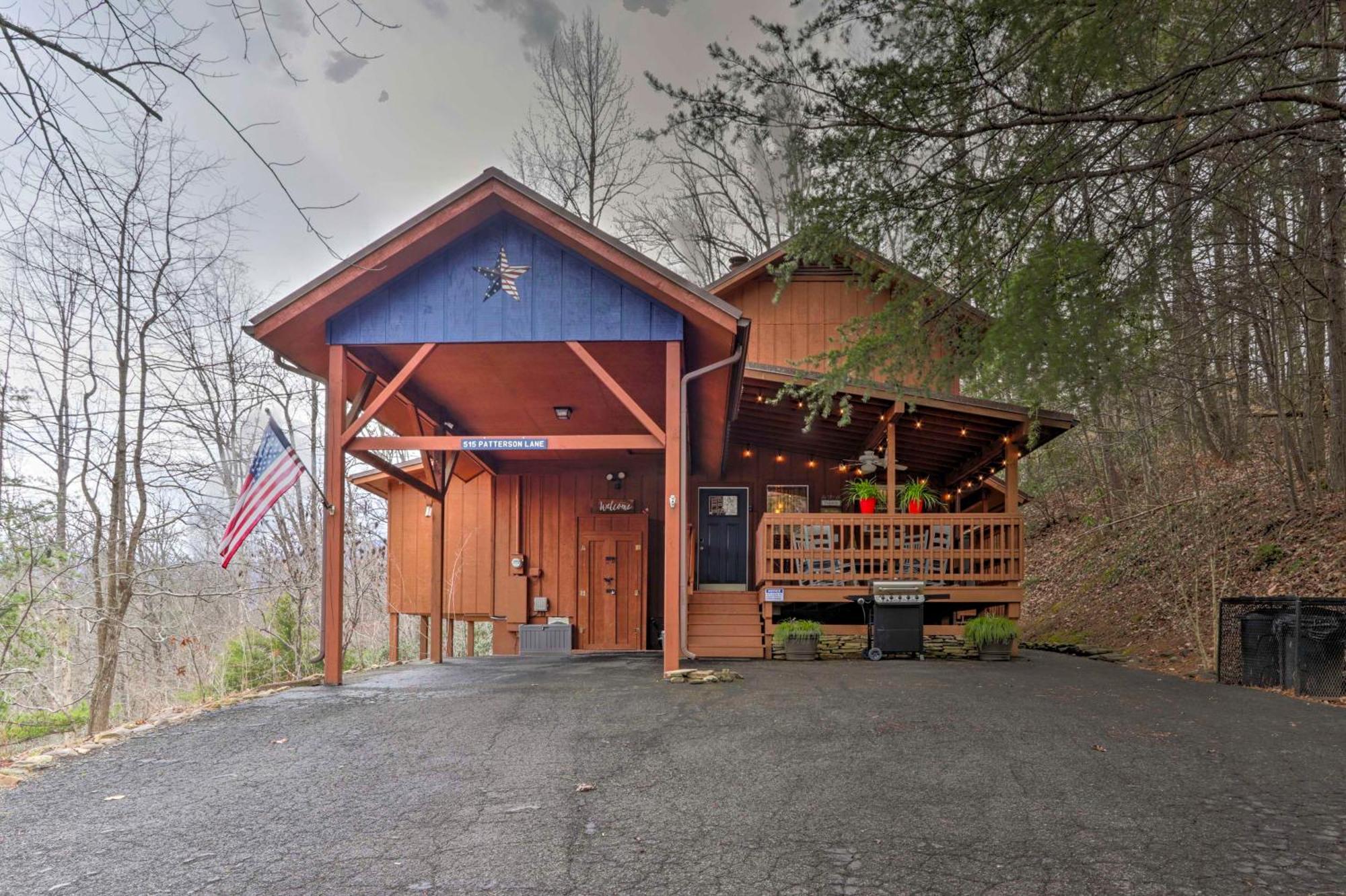 Cozy Cabin With Mountain Views Near Skylift Park! Vila Gatlinburg Exterior foto